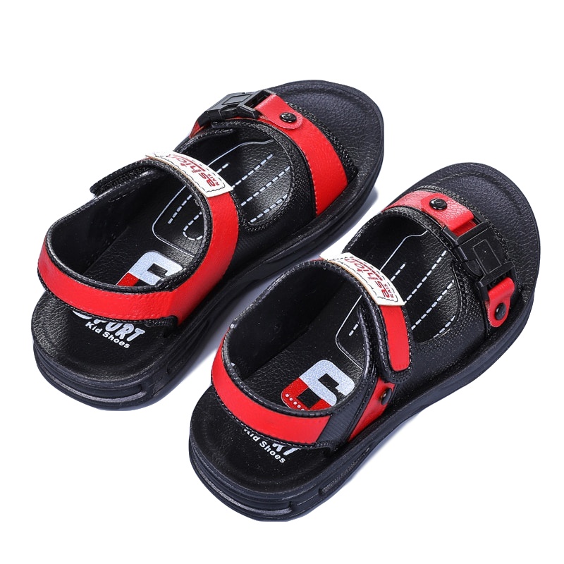 莎丞 2019新款男童凉鞋夏季儿童沙滩鞋中大童男童鞋塑胶男宝宝凉鞋防滑11cm