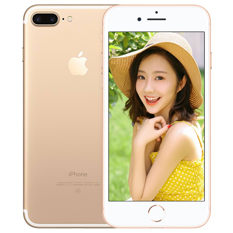 [二手95新]Apple/苹果 iPhone 7 Plus 128GB 金色 二手手机 苹果7p 国行正品 全网通4G