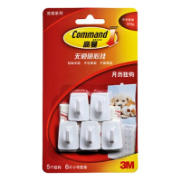 【苏宁自营】3M高曼 XY003825110 无痕月历挂钩 5个/盒（计价单位：盒）
