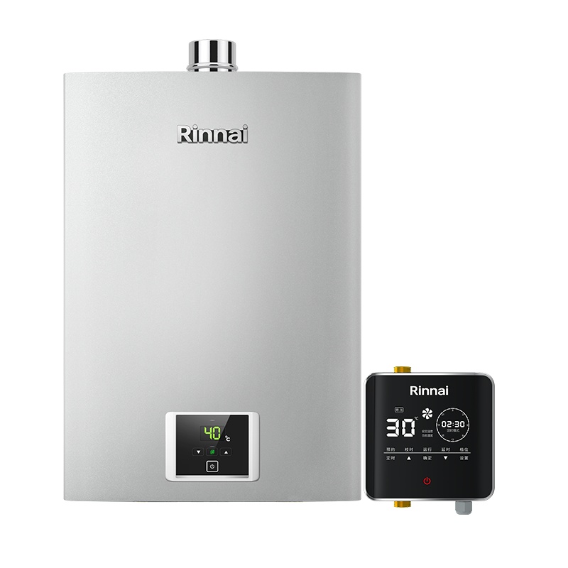 [零冷水套装推荐]林内(Rinnai)16升QS41+SG家用强排式恒温零冷水燃气热水器天然气