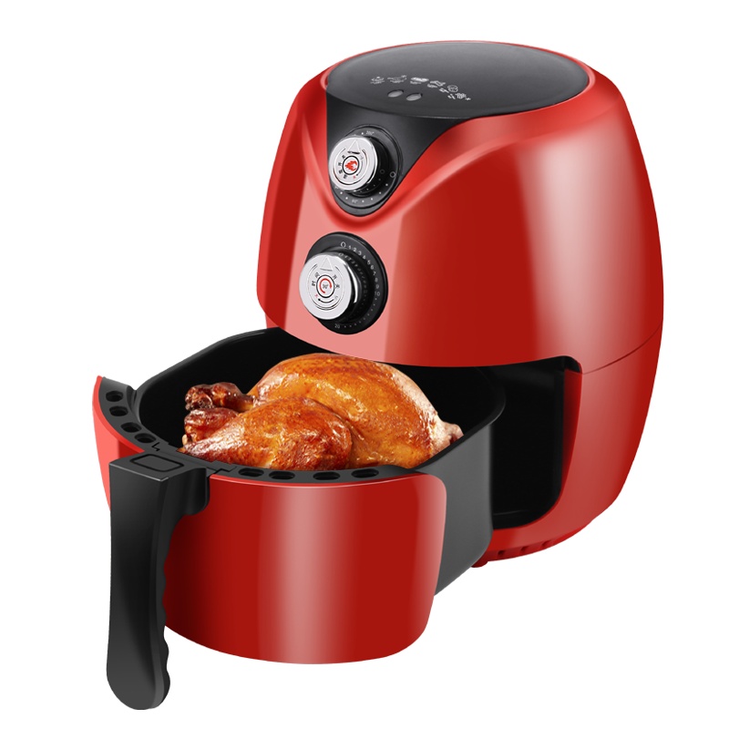益多 SW-A2多功能无烟空气炸锅 4L大容量家用智能无油烟电炸锅薯条机烤箱多用途锅大功率低脂 红色