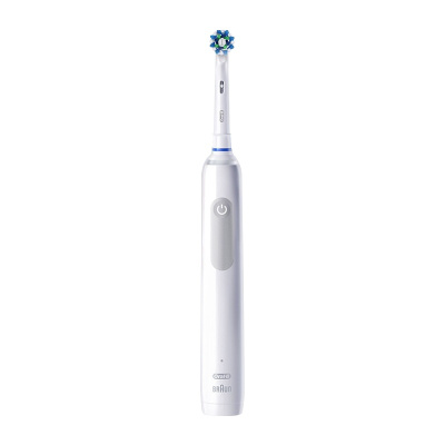 博朗OralB/欧乐B电动牙刷Pro2深洁小白刷(灰色) 智能压力感应 感应式充电底座 防水机身实用礼物