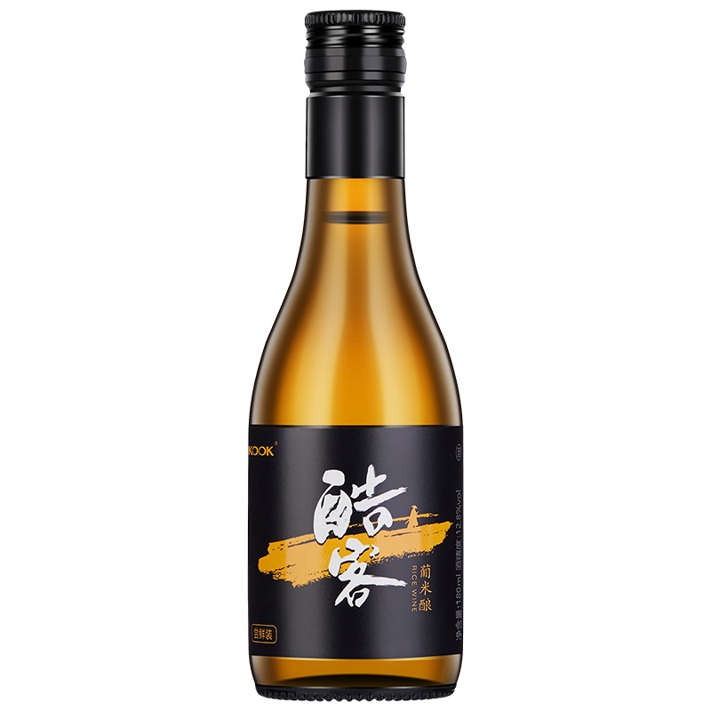 酷客KOOK葡米酿 混酿微醺 黄酒半干型12.8度180mL单瓶装