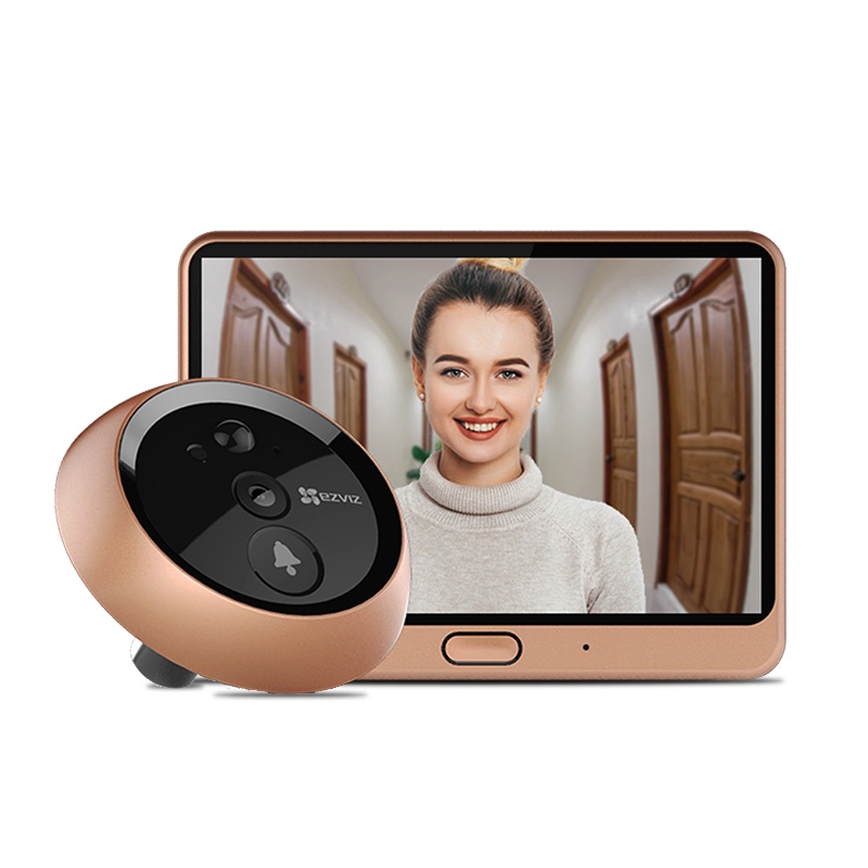 萤石(EZVIZ)DP1C智能猫眼 摄像头 电子猫眼可视门铃防盗门监控 远程可视通话 人体感应告警