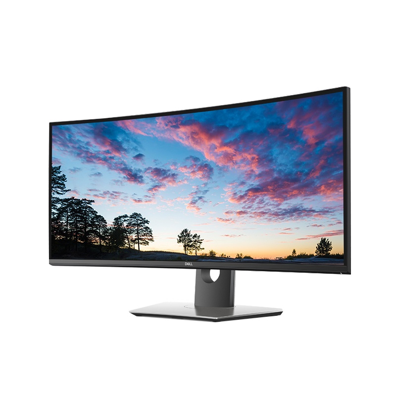 戴尔 U3419W 34英寸 曲面屏 2K显示器21 :9 护眼不闪屏显示器 曲面屏