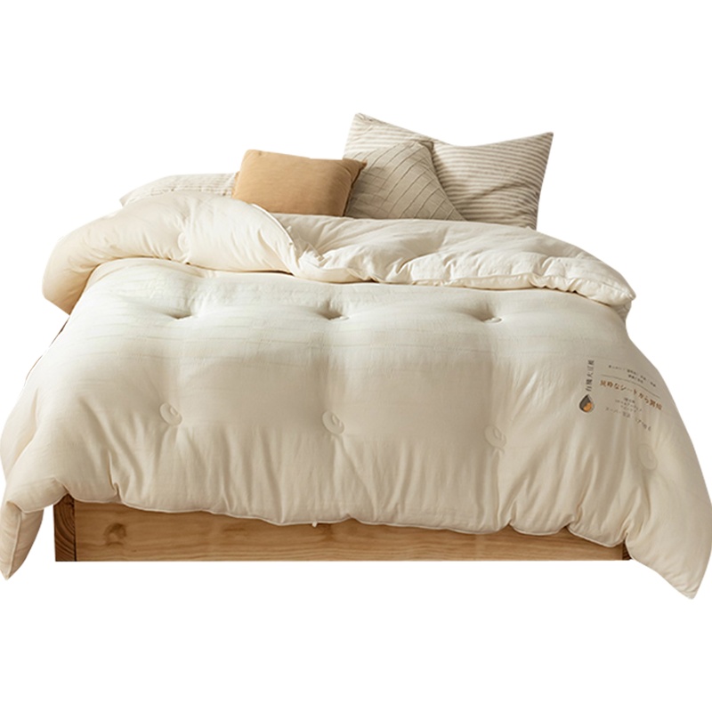 婵思 全棉冬被加厚保暖大豆被芯