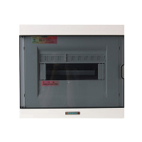 西门子（SIEMENS）10回路强电布线箱 空气开关箱配电箱透明色