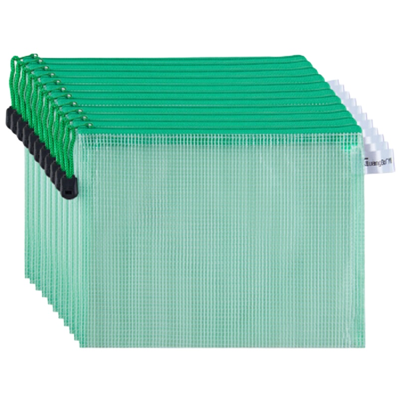 [精选]广博A6114 A5防水网格拉链文件袋颜色随机(180个价格)