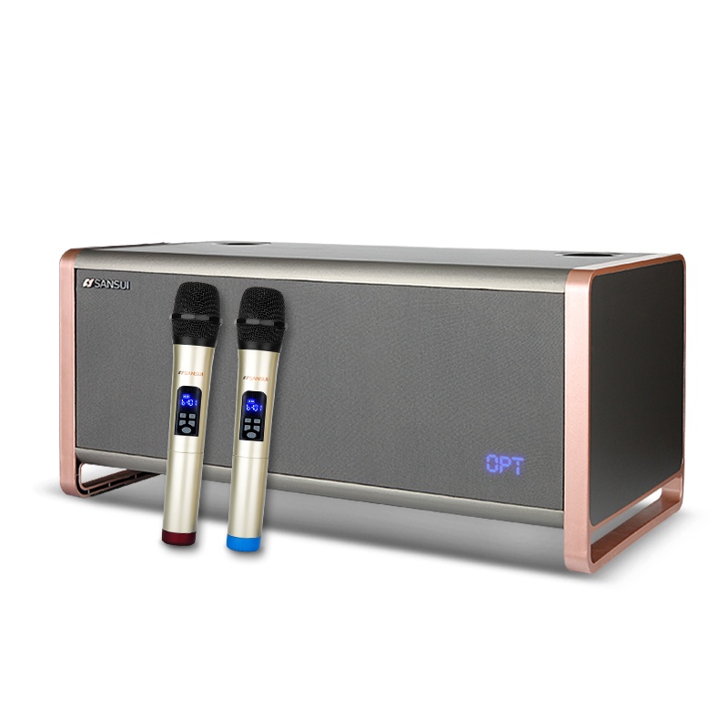 山水(SANSUI) H3蓝牙话筒无线手机k歌麦克风电视家庭ktv音响套装卡拉ok会议音响设备 豪华版