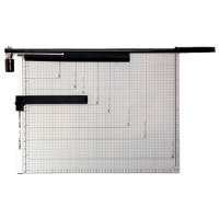 得力(deli)8013钢质切纸机 名片照片相片切割铡刀手动裁纸机图文切纸机