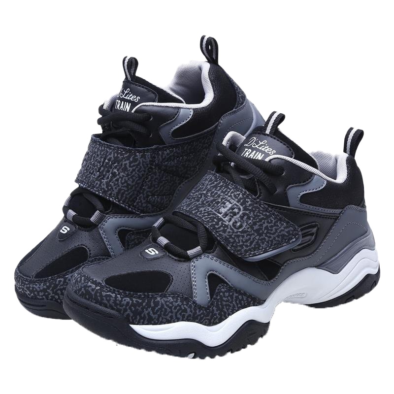 Skechers斯凯奇D'lites男女复古拼接熊猫鞋66666079