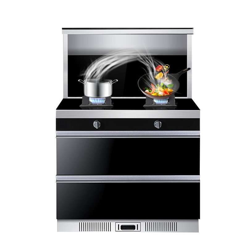 贵度(GUIDU)JJZT-B7集成灶集成一体灶 侧吸下排式集成烟灶消毒柜套装 大吸力抽油烟机大火力燃气灶具一体灶