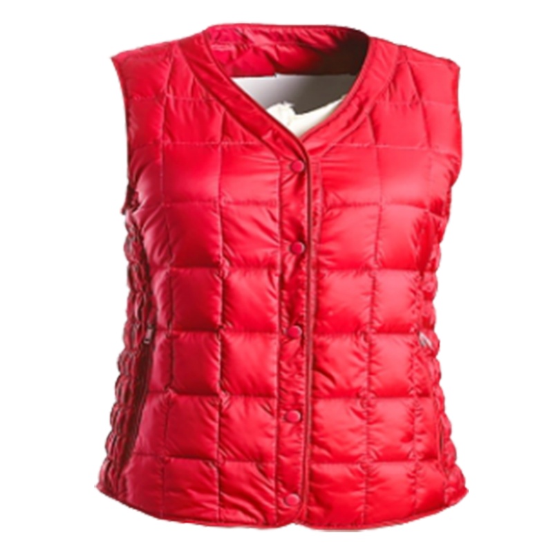 鸭鸭(yaya)冬季新款女短款内穿背心可外穿马甲女士马夹羽绒