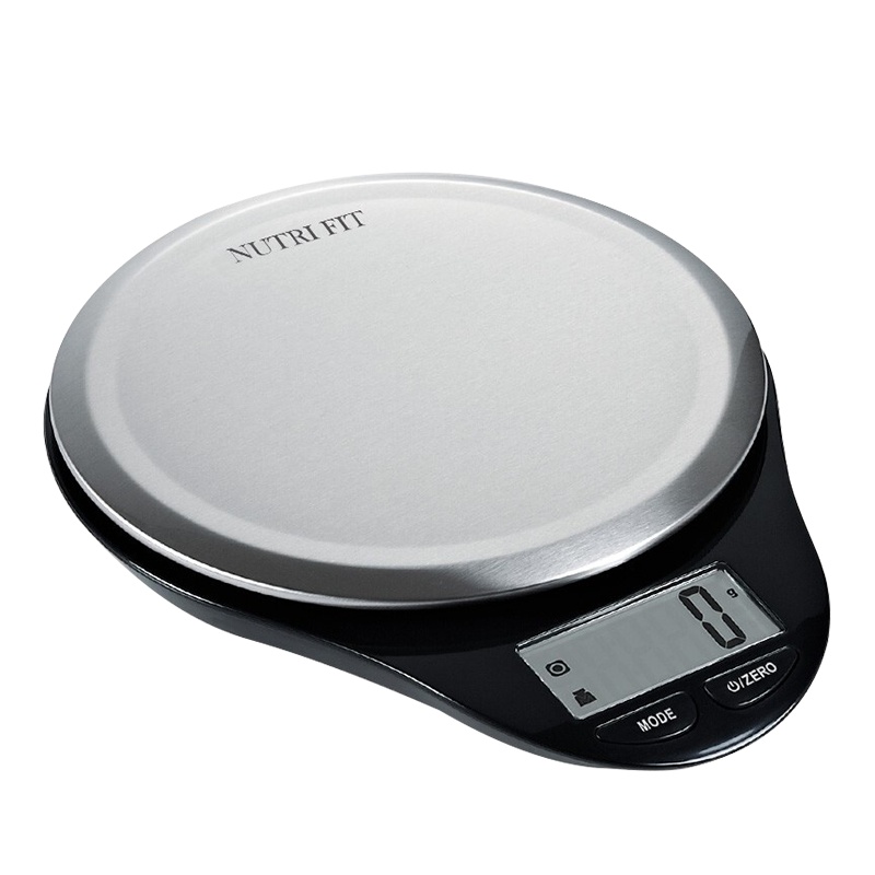 香山厨房秤家用电子秤 高精准烘焙工具食物克秤 EK3226-5kg/1g-摩登黑