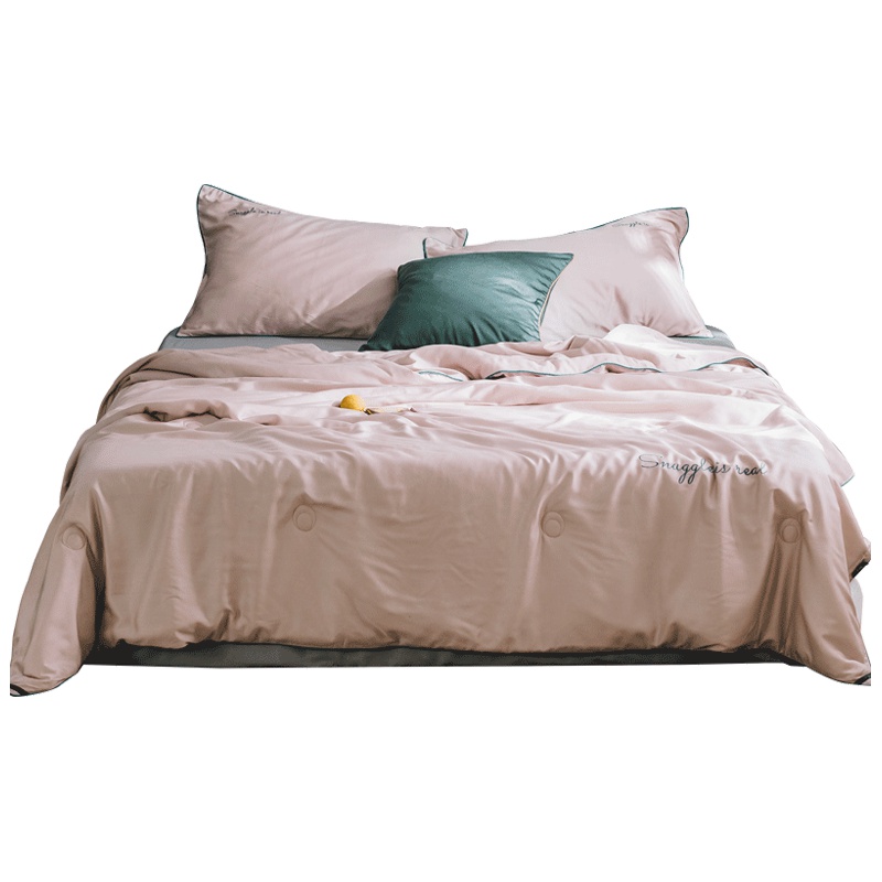 南方寝饰莫代尔刺绣夏凉被空调被春秋被芯单人双人夏季天丝薄被子