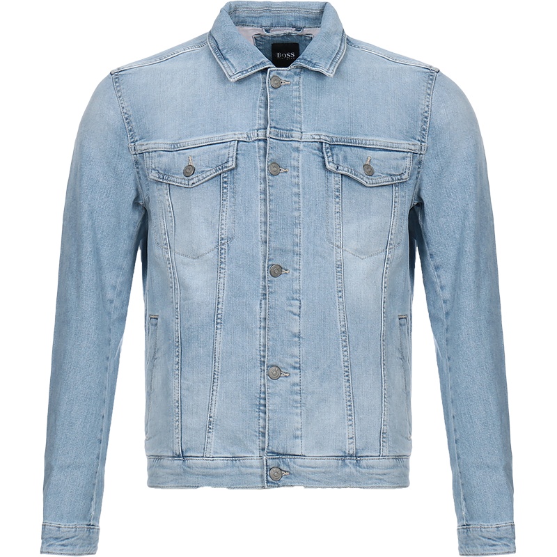 HUGO BOSS 雨果博斯 男士 棉质牛仔外套上衣 50433144