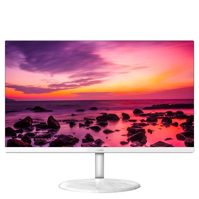 AOC新品 24N2H 24英寸IPS硬屏窄边框台式电脑高清显示器 防蓝光液晶显示屏可壁挂监控无边框27外接笔记本屏幕
