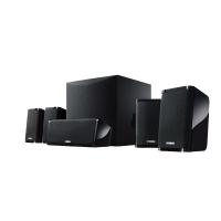雅马哈(Yamaha)NS-P41 家庭影院音箱套装(主箱+中置+环绕+低音炮)6只套装 黑色(不含功放)