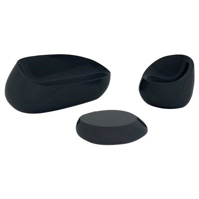 质凡玻璃钢沙发商场休闲座椅办公家具椭圆沙发组合户外凳子洽谈休息椅