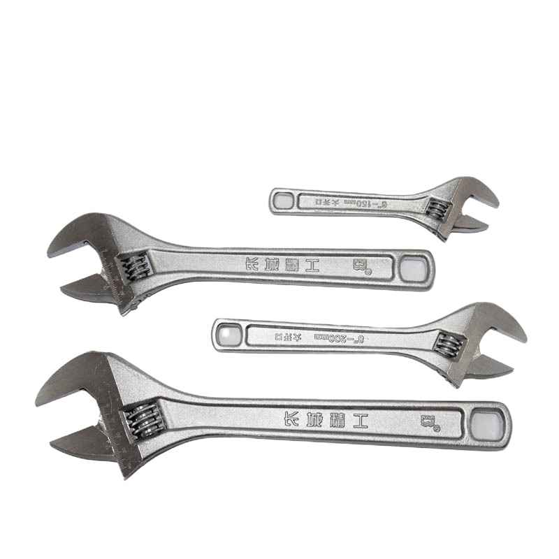 长城(THE GREAT WALL)200mm 8英寸 长城精工活动扳手大号大开口活头活扳手 300632