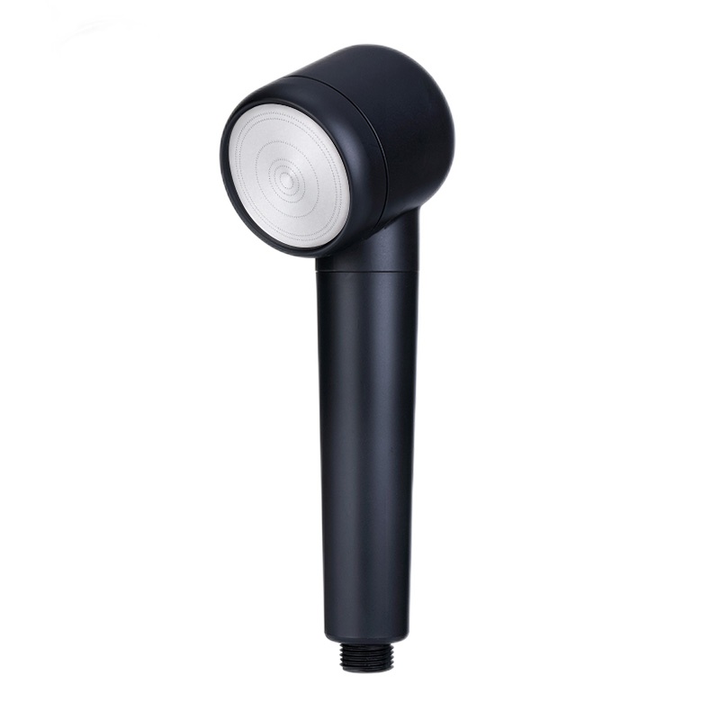 日韩技术卡雷尔(KARREL)增压淋浴净水VC香氛花洒花洒标配+2支不锈钢纤维活性炭滤芯+一盒3支vc石斛香氛 黑色