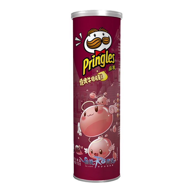 品客(Pringles)薯片烧烤牛排味110g*5罐(新老包装随机发货)