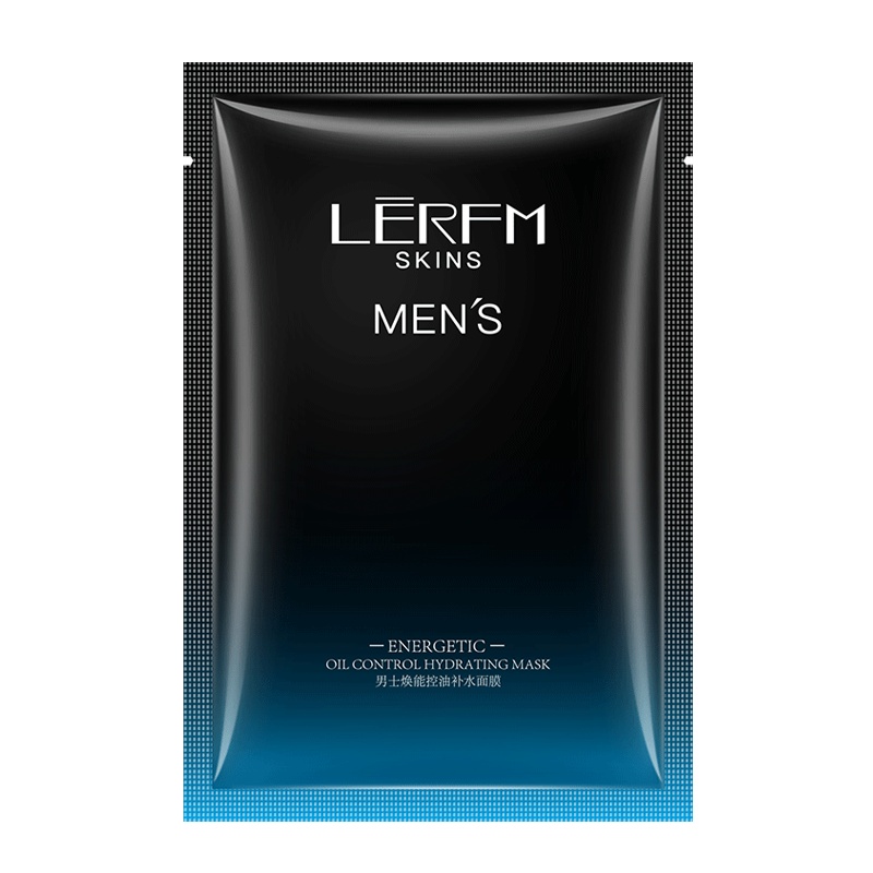 [买1送10片]LERFM 男士焕能控油补水面膜