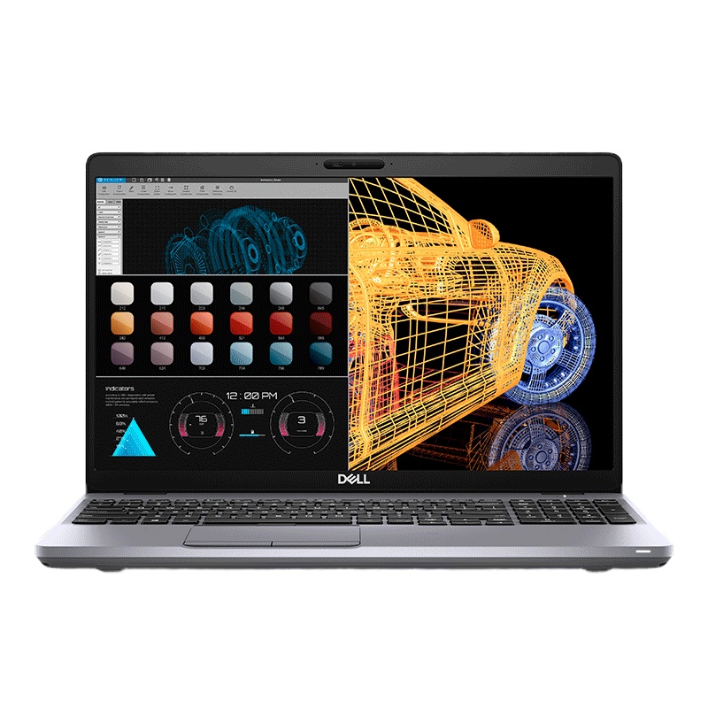戴尔(DELL)Precision3551 15.6英寸移动工作站笔记本I5-10300H/8G/256G+1T/ 4G