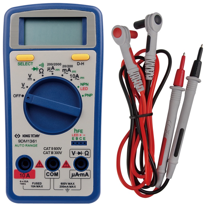 藍帶 数位式三用电表 9DM1361