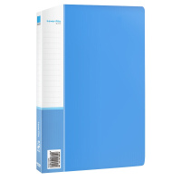 实 用 文 件 夹 A4 单 强 力 夹+插 袋 蓝 色 单 只 装 5301