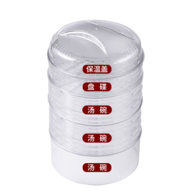 敬平(JING PING)厨房多用防护罩菜罩饭家用保温防尘罩餐桌夏天剩菜加厚多层盖菜罩 A68-3个高款+1个矮款+饭罩