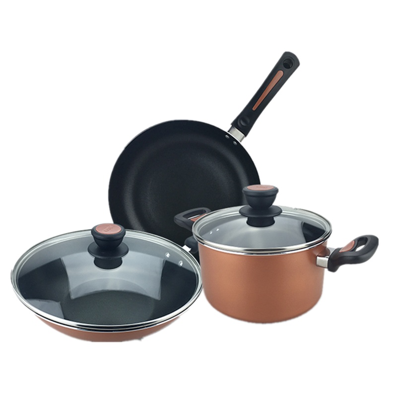ASD爱仕达金滟新不粘锅三件套SE03CTJ(电磁炉通用)