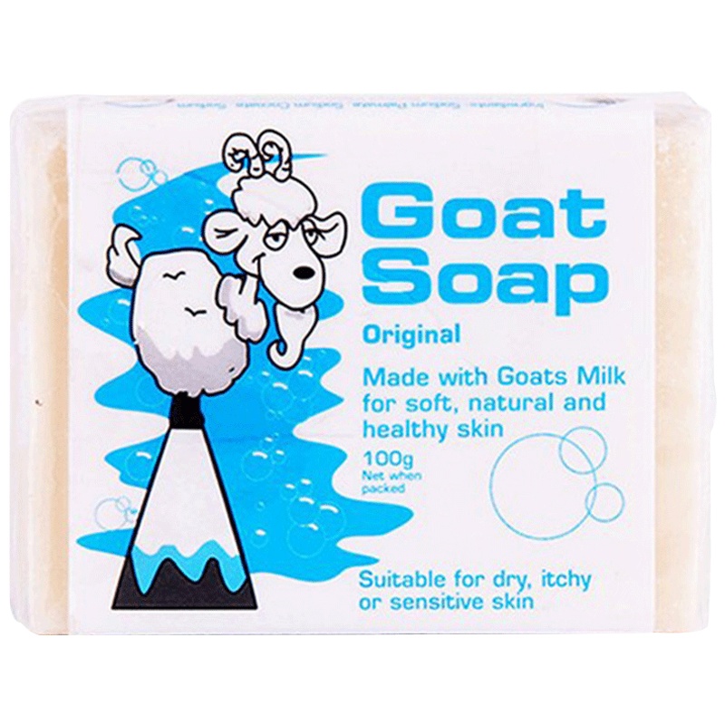 [用心制皂]Goat Soap 山羊奶皂 原味 滋润保湿 香皂 100g/块 澳洲进口