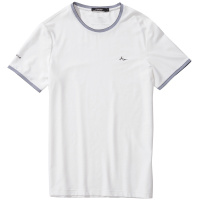 千纸鹤男士修身短袖T恤上衣2019新款潮流圆领修身纯色体恤男20122