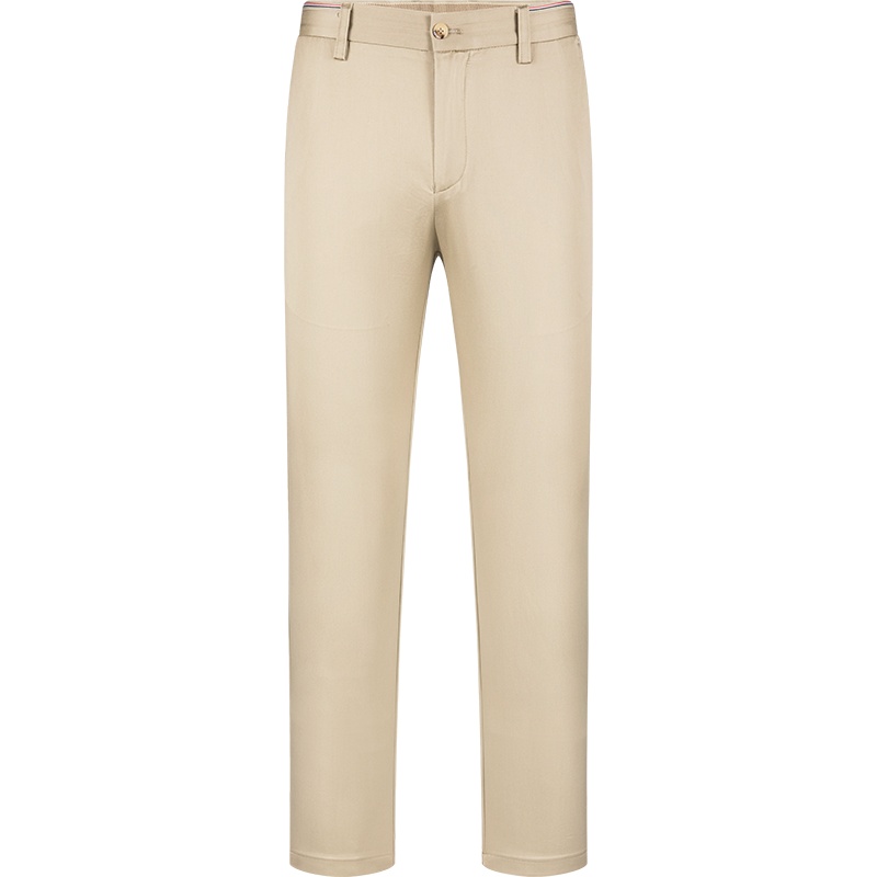 柒牌男装2021新款春夏季时尚休闲透气百搭纯色青年男士长裤子