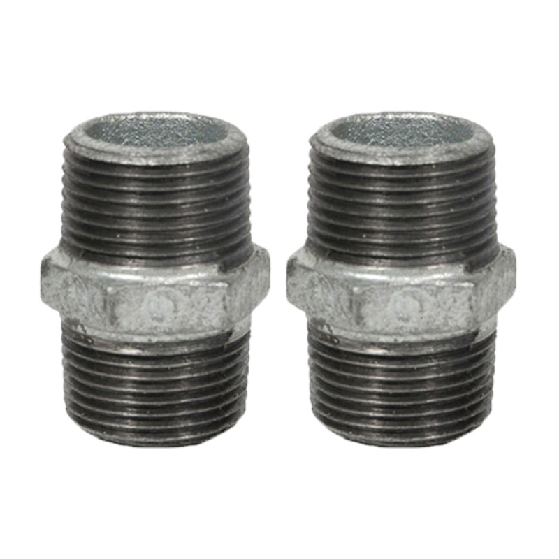 国标热镀锌外丝直接/对丝/外接头 玛钢 DN20 20个起发 (1个的价格)