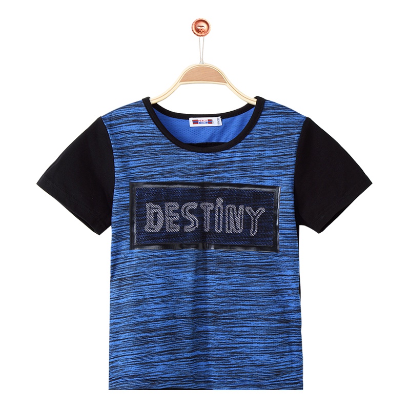 铅笔俱乐部童装2019夏季男童短袖T恤中大童圆领T恤儿童短袖T恤潮