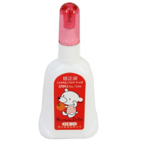 得力7284修正液 学生修正液 办公修正液(15ml) 16支装