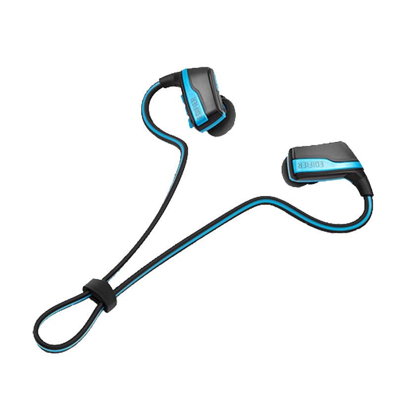 Edifier/漫步者 W430BT蓝牙4.1立体声防水手机后绕式蓝牙运动跑步无线耳机入耳式耳塞 蓝色