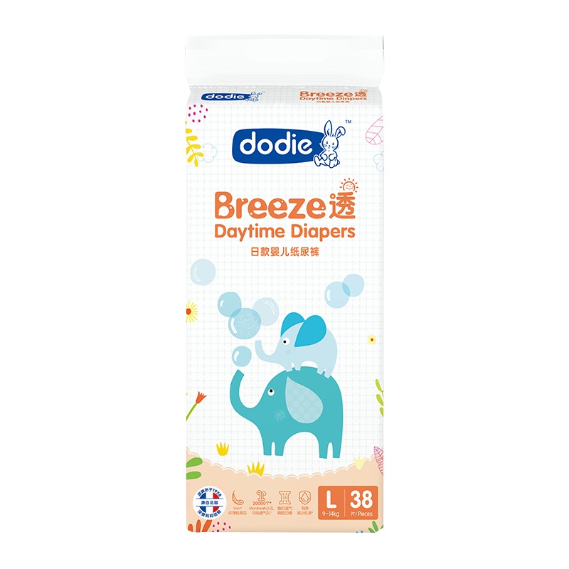 杜迪 Dodie Breeze 透 · 日款婴儿纸尿裤(L码)38片