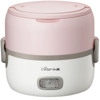 小熊（Bear） 电热饭盒 插电可加热不锈钢内胆 1.2L DFH-B14S3 lt