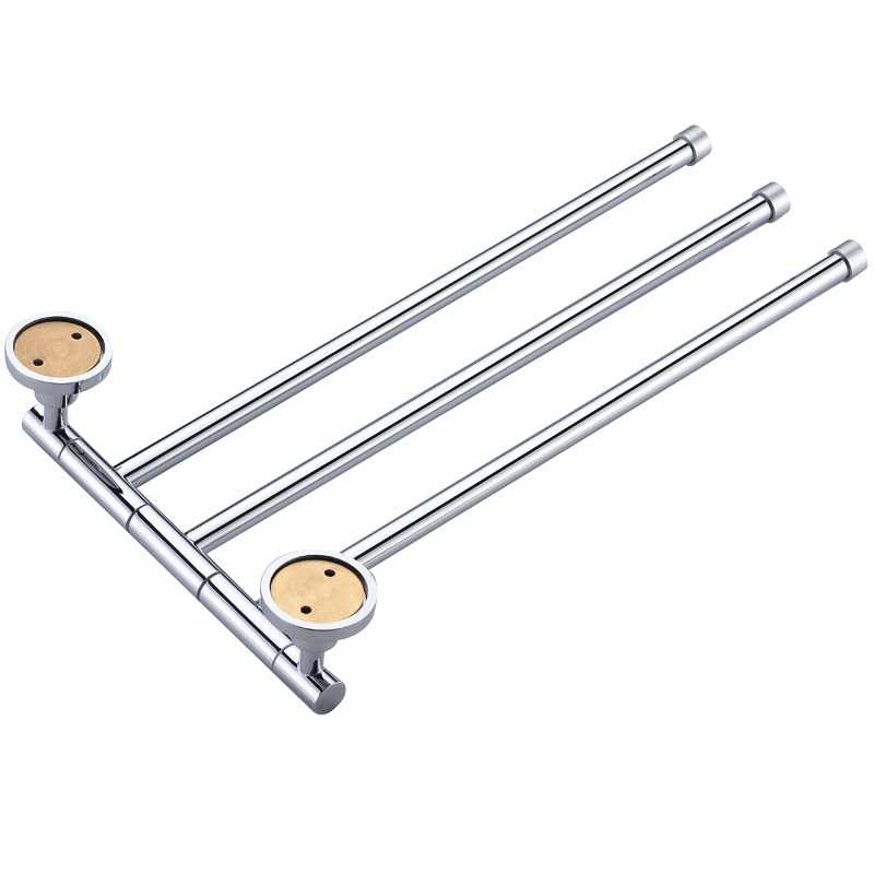 莱尔诗丹(Larsd) 毛巾杆 活动 三杆 浴室挂件 毛巾架 浴巾架3093