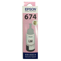 爱普生T6746原装墨水 适用L801/L805/L810/L850/L180 浅洋红色(单位:件)