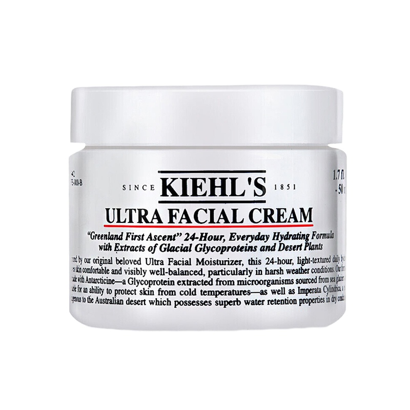 科颜氏(Kiehl's)高保湿面霜金盏花精华爽肤水乳液 保湿补水系列营养滋润 高保湿面霜50ml[刘昊然同款]