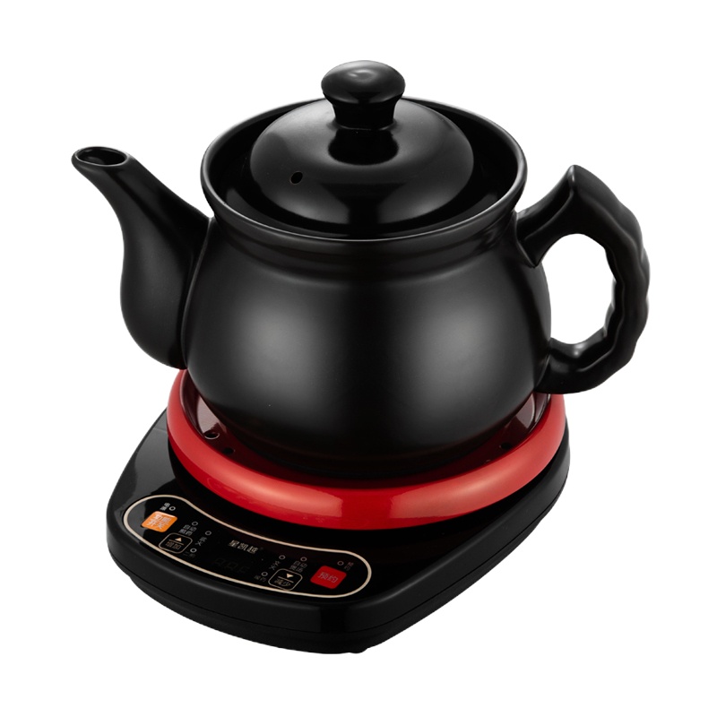 煎药壶全自动熬药电动中药壶机煎药罐家用插电煎黄金蛋中医砂锅煲煮药锅 底座+3升D壶+4L汤煲(加厚款)