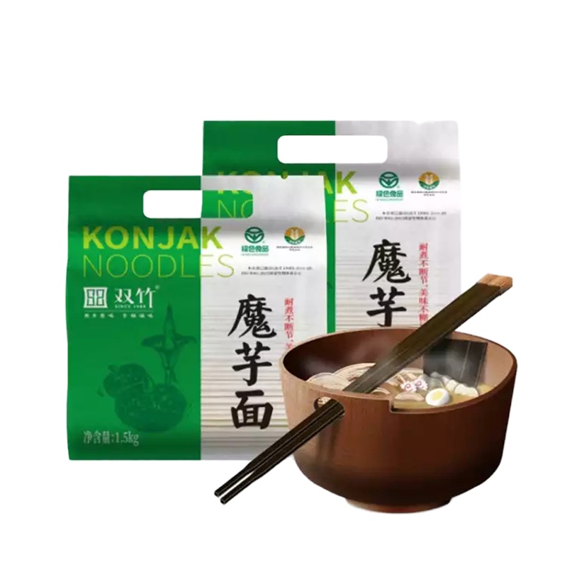 高山魔芋面美味不糊汤营养健康