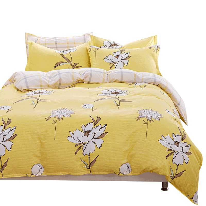 南极人(NanJiren)家纺 雪花绒四件套珊瑚绒冬季加厚双面法莱法兰绒被套床单床上用品