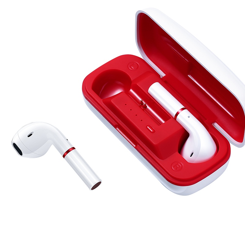 机乐堂(joyroom)无线蓝牙耳机运动商务单双耳入耳式超小迷你手机耳机适用华为小米苹果通用 (白色))