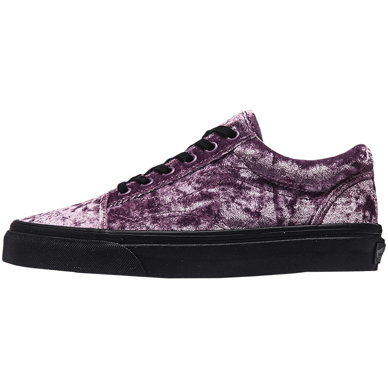 【自营】范斯VANS女鞋休闲鞋Old Skool冬天鹅绒VN0A38G1QW9 VN0A38G1QW9紫色