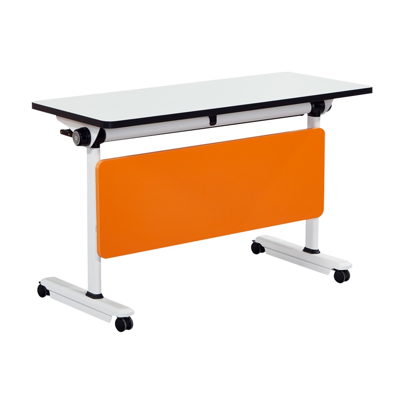 匡大 长条桌组合办公桌可移动可折叠培训桌会议桌双人位1400*500/600 KDFT023-6